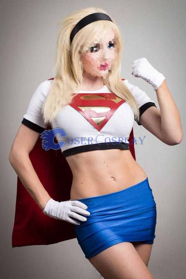 Superman Cosplay Costume For Girls